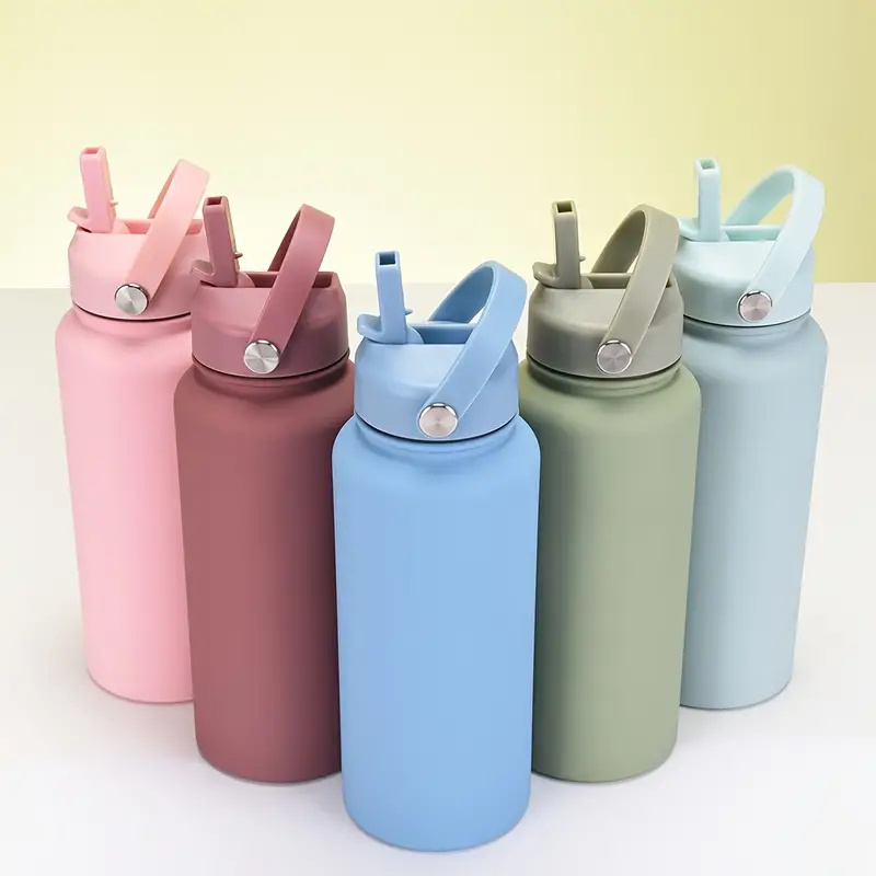 IPRee-1000ml-Thermos-Cup-LID-With-Straw-And-Handle-Sealed-Leak-Proof-Portable-Handle-Outdoor-Sports--2023226